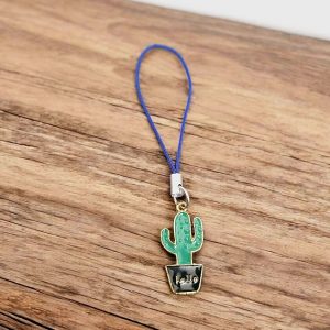 آویز موبایل طرح کاکتوس فانتزی