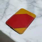 جاکارتی چرمی دست‌دوز چرم گاوی اُکر